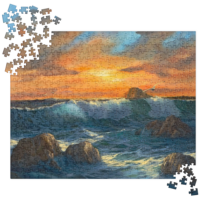 Crashing Sunset jigsaw puzzle