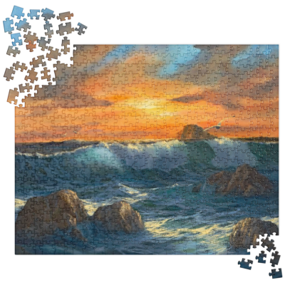 Crashing Sunset jigsaw puzzle
