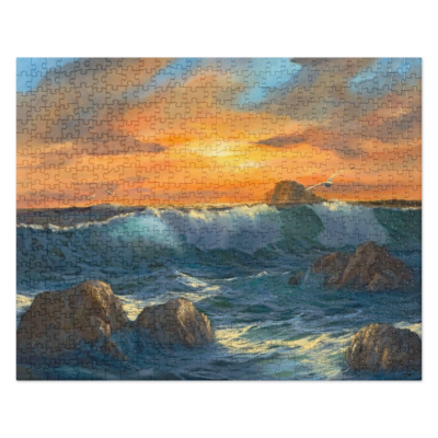 Crashing Sunset jigsaw puzzle - Image 2