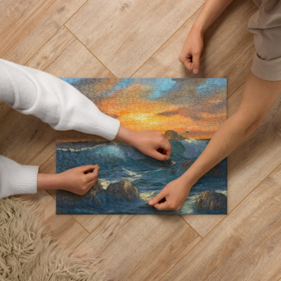Crashing Sunset jigsaw puzzle - Image 3