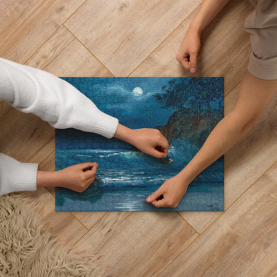 Midnight Moon jigsaw puzzle - Image 3