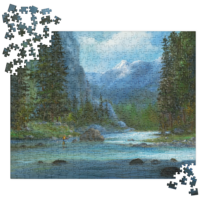River Fisherman jigsaw puzzle