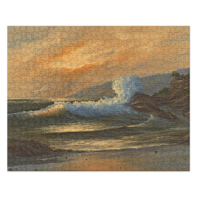 Golden Sunset jigsaw puzzle - Image 2