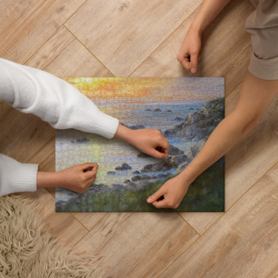 Pismo Coast Sunset jigsaw puzzle - Image 3