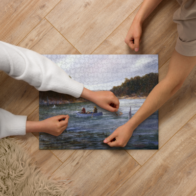 Fishing With Dad jigsaw puzzle - Image 3