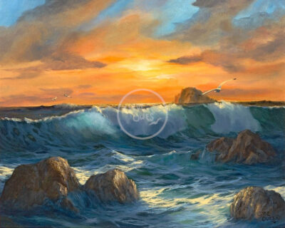 Crashing Sunset