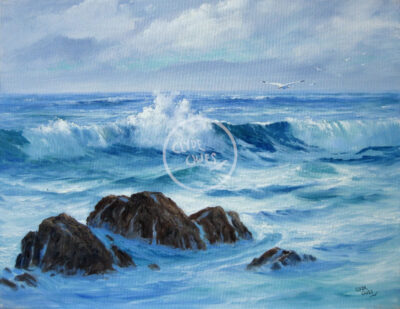 Misty Morning Surf